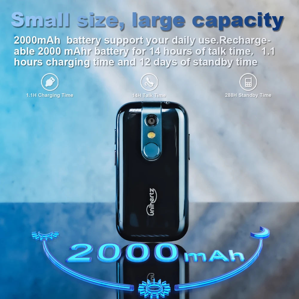 Unihertz Jelly 2 Mini Smartphone 6GB 128GB Android 11 Helio P60 Octa Core Unlocked NFC Cellphone 16MP Infrared Phone