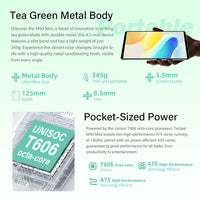 Teclast M50 Mini Tablet 8.7" 90Hz Screen 4GB RAM 128GB ROM Unisoc T606 Octa-core 5100mAh Battery Android 15 Tab Wifi5 Metal Body