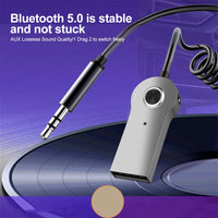 Bluetooth Audio Receiver Stereo Dongle USB To 3.5mm Jack Car Audio Aux Wireless Adapter Handsfree For Car Receiver BT Transmit