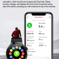 2025 New ECG Blood Pressure Blood Oxygen Blood Lipids Uric Acid Heart Rate Temperature Monitor AMOLED Bluetooth Call Smart Watch