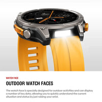 NEW Stratos 4 GPS Smart Watch 1.43 AMOLED Display Built-in Compass Barometric Altimeter Flashlight Voice Call Smartwatch