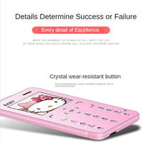 Unlocked Super Mini Card Mobile Phone 1.77 Inch 2G GSM Single SIM MP3 Telephone Bluetooth Dialer FM Blacklist Student CellPhones