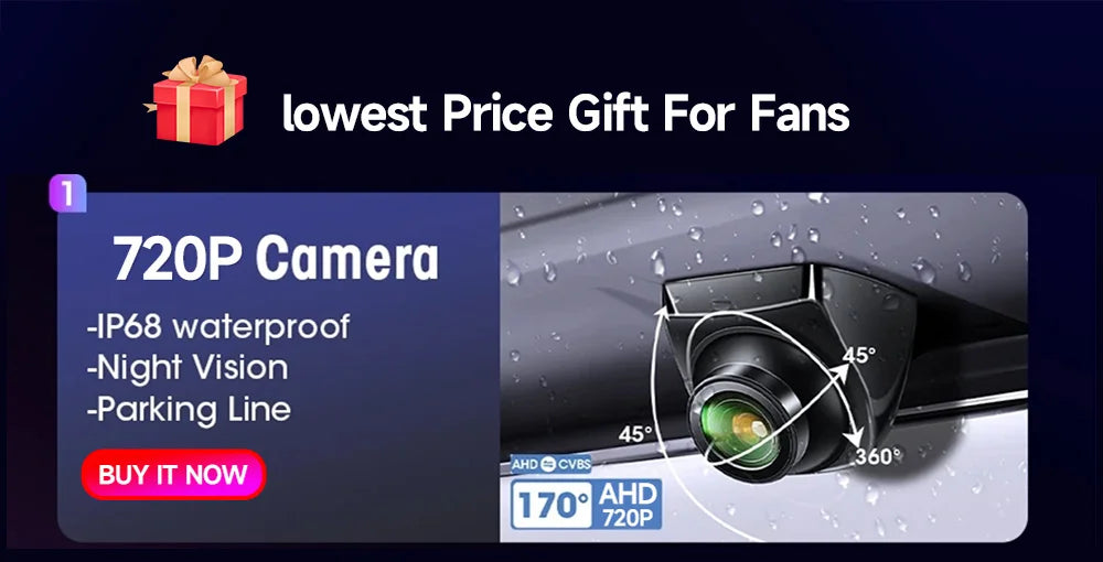 Android 13 Car Radio for Ford Focus Mk3 2011-2017 Multimedia Player 2Din Navigation Carplay Head Unit Stereo 9.7" Speakers Audio