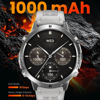 NEW 1000MAH Super endurance Sport Smart Watch Men 1.73-inch HD Screen GPS tracker Compass Bluetooth Call Waterproof Smart Watch