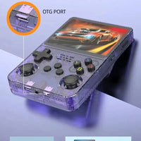 R36S new retro game console 3.5-inch Linux open-source system portable handheld game console with 128GB large memory