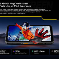 Ulefone Armor 30 Pro 5G Rugged Phone Android 14 Smartphone 6.9" 120Hz 32GB+512GB 12800mAh Night Camera 64MP NFC 66W