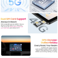 MEGA 1 Tablets Blackview 11.5 inch 2.4K 120Hz Display 8GB/12GB 256GB 50MP Camera 33W Fast Charging 8800mAh Battery MTK Helio G99