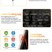 Blackview OSCAL PILOT 1 Rugged Phone, 6GB+ 256GB ,Helio G81 Smartphone Android14, 6.67'' Display Mobile Phone, 15000mAh, NFC