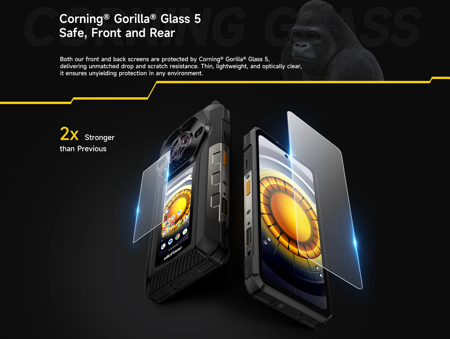 Ulefone Armor 30 Pro 5G Rugged Phone Android 14 Smartphone 6.9" 120Hz 32GB+512GB 12800mAh Night Camera 64MP NFC 66W