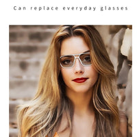 Koipsse Smart glasses double beam frame high value photochromic lens sunglasses suitable for men and women outdoor holiday gifts