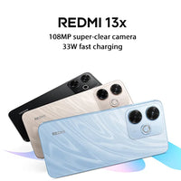 Global Version Xiaomi Redmi 13X Smartphone MTK Helio G91 Ultra 108MP super clear camera 6.79" FHD+ display 33W fast charging