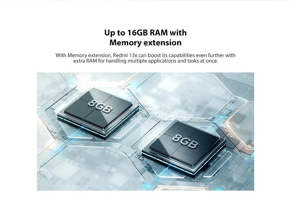 Global Version Xiaomi Redmi 13X Smartphone MTK Helio G91 Ultra 108MP super clear camera 6.79" FHD+ display 33W fast charging