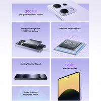 Global Version Redmi note 14S MediaTek Helio G99-Ultra 200MP+8MP+2MP triple camera 6.67" AMOLED display 67W HyperCharge