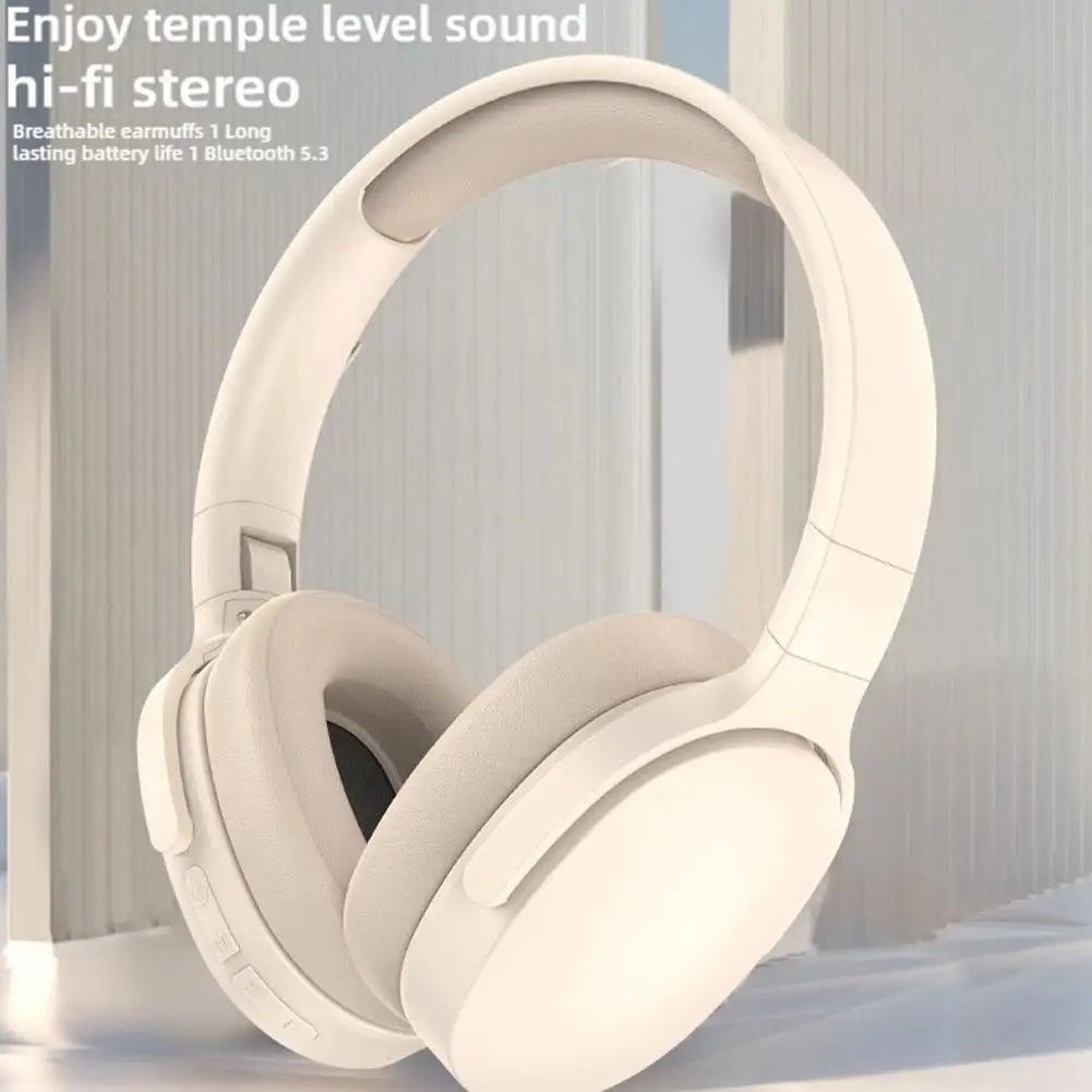Head-mounted Wireless Bluetooth Headphones Wireless Comfort Heavy Bass Earphones Stereo Sport Gaming Long Battery Earphones