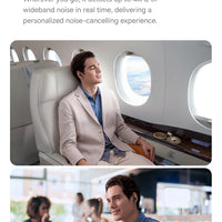 Baseus EP10 Pro ANC Earbuds Wireless Bluetooth 6.0 Earphones 50dB Realtime Adaptive Headphones 6 Mic Hi-Res LDAC IP55  Ear buds