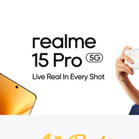 realme 15 Pro 5G Smartphone Snapdragon 7 Gen 4 Processor Triple 50MP Camera 6.8" 144Hz 4D Curve+ AMOLED Display 7000mAh Battery