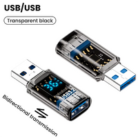 USB 3.2 Digital Display Adapter 10Gbps USB Male TO USB Female Converter Fast Charging Data Transafer USB C Adapter For PC Laptop