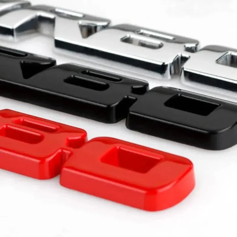 Car Sticker Turbocharged Turbo Metal Alloy 3D Badge Car Modification Accessories Rear Marked Side Marking Decorative Car-Sticker