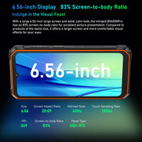 Blackview BV6200 Pro Rugged Phone Android 13 6.56'' Helio P35, 6GB+128GB Smartphone 13000mAh With 18W Fast Charge NFC Cell Phone