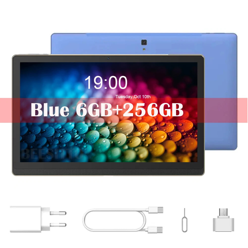 Global Version 14 Inch 1920x1080 IPS Big Screen Tablet PC 5+13MP Camera 12+256GB Deca-Core планшет 2 IN 1 Tablets Android Laptop