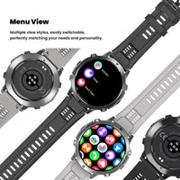 NEW 1000MAH Super endurance Sport Smart Watch Men 1.73-inch HD Screen GPS tracker Compass Bluetooth Call Waterproof Smart Watch