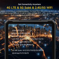 Ulefone Armor Pad 4 Ultra 5G Rugged Tablet  Thermal lmaging 10.36"2K Up to 16GB RAM 256GB ROM Android 14 11800mAh
