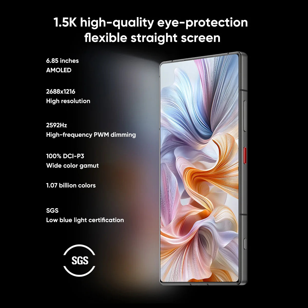 New Nubia Z70 Ultra Global Version 6.85"AMOLED 144Hz Screen Snapdragon 8 Elite Android 15 6150mAh Battery 80W Charging NFC  IP69