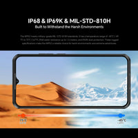 Oukitel WP52 5G Rugged Smartphone Android14 16GB+256GB 6500mAh Mobile Phone 48MP NFC Cell Phone