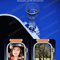 DW100 Pro Smartwatch Fingerprint Unlock control Smart Watch 256GB Storage ROM Free Download App WIFI GPS WIFI 2.29inch Amoled