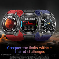 2025 New Precise Blood Lipids Uric Acid Smart Watch Men ECG+PPG Clock Blood pressure Body analysis HD Call NFC Health Smartwatch