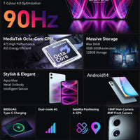 NEW Tablet Teclast T60 Plus 12 inch MTK Helio G88 8-core CPU 6GB RAM 16GB ROM Android 14 Dual-band WiFi BT5.0 8000mAh 13MP+8MP