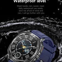 2025 New Precise Blood Lipids Uric Acid Smart Watch Men ECG+PPG Clock Blood pressure Body analysis HD Call NFC Health Smartwatch