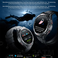 Swim Smartwatch Outdoor GPS Watch Sports Fitness Tracker Health Military Waterproof Watch BT5.3 Call Smart Watch for Android iOS
