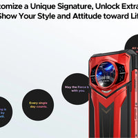 DOOGEE S200 Plus 5G Rugged Phone 1.32" Rear Display AI Image 6.72'' Screen 16GB 512GB 11000 mAh Battery Android 15 Smartphone