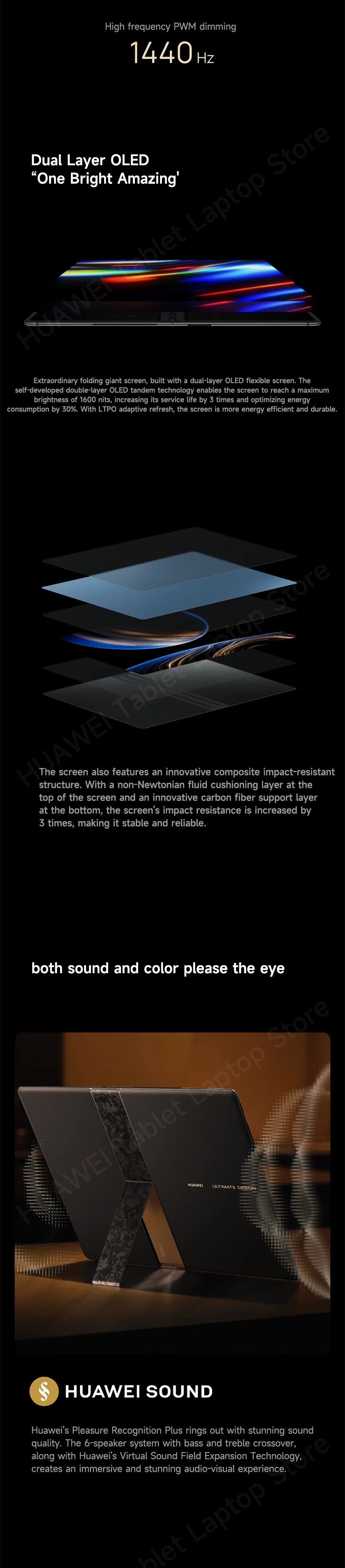 2025 HUAWEI MateBook Fold ULTIMATE DESIGN HarmonyOS 5 18-inch Mattepaper Touchscreen Laptop OLED 1440Hz Folding Computer