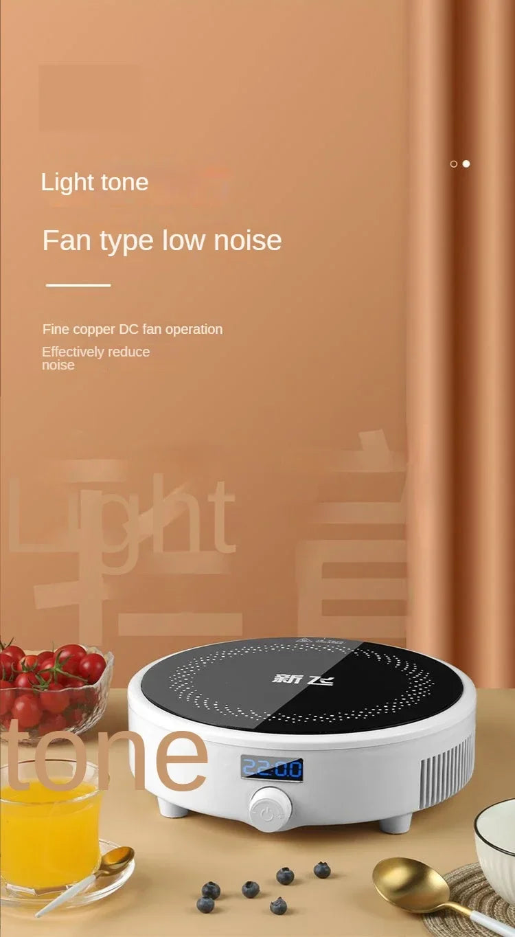 Electric Induction Cooker Boiler Waterproof Stir-Fry Cooking Plate Intelligent Hot Pot Stove Cooktop Burner Cooking Machine