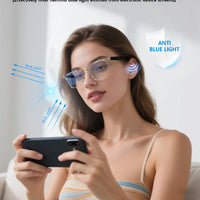 GT-33 smart glasses anti-blue light glassesTranslation Sunglasses Voice Remote Control Music Eyewear Waterproof Eyeglasses