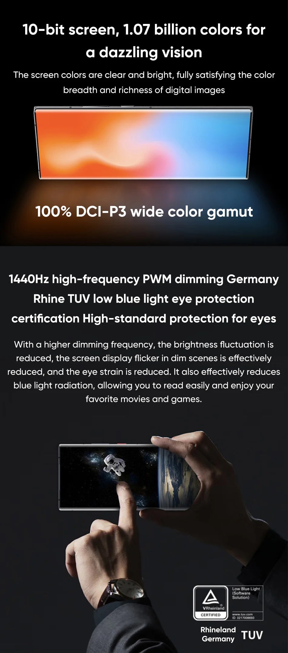 ZTE Axon 40 Ultra Space Edition 5G China Rom Smartphone with UDC Technology Snapdragon 8Gen1 6.8-inch 120Hz AMOLED Display