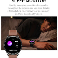 New Smart Watch TWS 2-in-1 Bluetooth Earphones With built-in Speaker HIFI 9D Sound Quality Health Monitor Watch For Android iOS