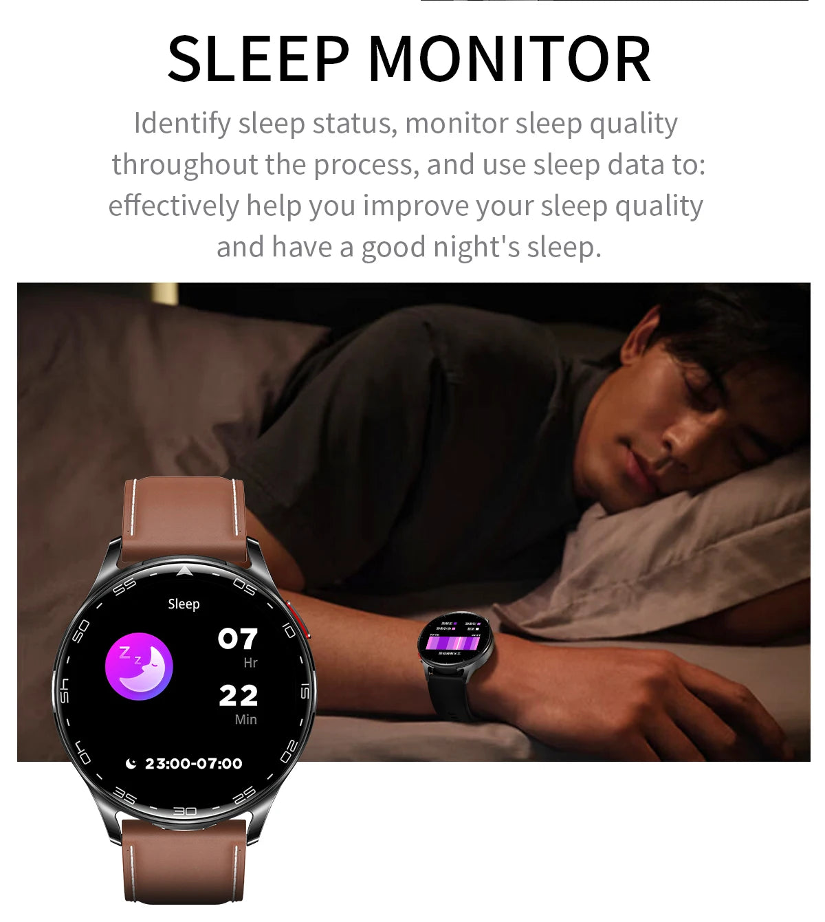 New Smart Watch TWS 2-in-1 Bluetooth Earphones With built-in Speaker HIFI 9D Sound Quality Health Monitor Watch For Android iOS