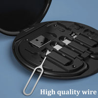 Multi USB Type C to C 60W Charging Adapter Cable Kit USB C to Lighting Conversion Set USB A & Type C to Micro/Type C/Lighting