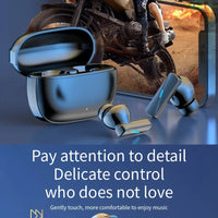 Earbuds True Wireless Earphone Noise Cancelling Update Bluetooth 5.3 Headset HD Music Headphone In-Ear Handsfree With Mic