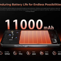 Oukitel WP55 Pro 5G Rugged Smartphone 16GB+512GB 33W Android15 Mobile Phone 11000mAh 6.58" FHD+ 108MP Camera oukitel Cell Phone