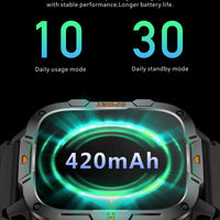 2025New Rugged Military GPS Track Smart Watch Men Bluetooth Call 5ATM Waterproof Flashlight Outdoor Sports SmartWatch For Xiaomi