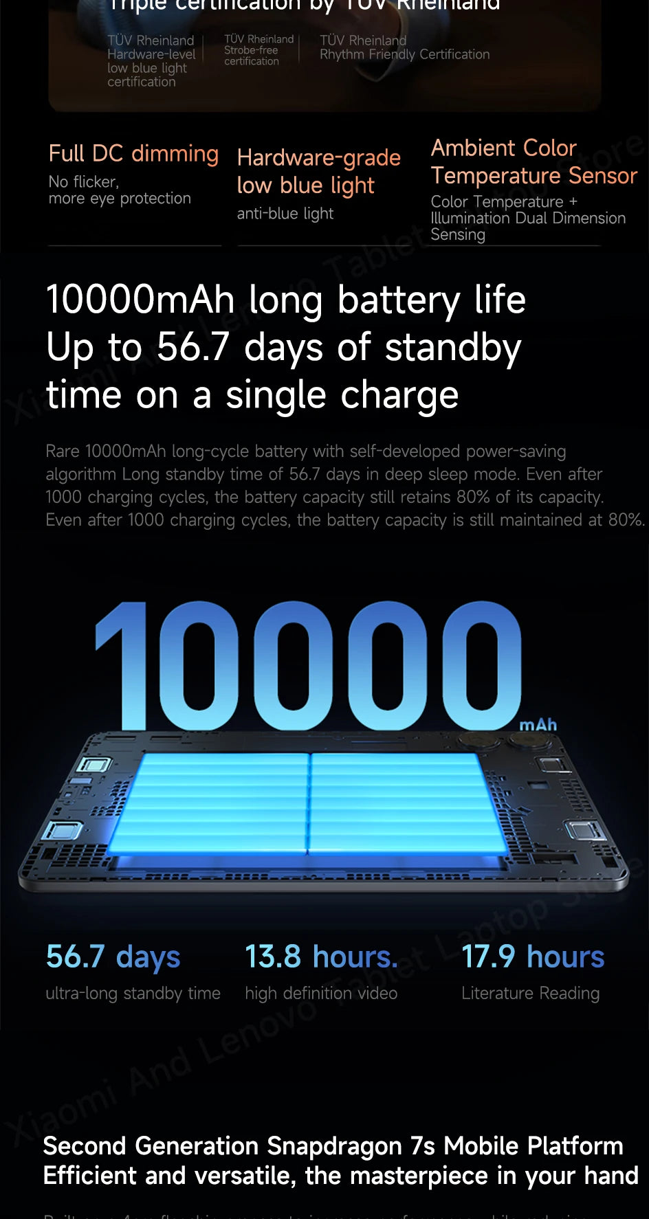 Xiaomi Tablet Chinese Rom Redmi Pad Pro 2024 12.1“ 2.5K 120Hz Snapdragon 7s Gen 2 10000mAh  Quad speakers Dolby Atmos Tablet Pc