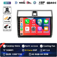 Android 15 Car Radio For Suzuki Swift 2003 - 2006 2007 2008 2009 2010 Multimedia Player Stereo Carplay AUTO Head Unit WIFI 4G BT