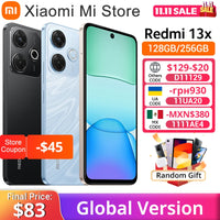 Global Version Xiaomi Redmi 13X Smartphone MTK Helio G91 Ultra 108MP super clear camera 6.79" FHD+ display 33W fast charging