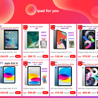 Original Apple iPad Pro 12.9'' 2017 Wifi Wifi+Cellular Unlocked iPad 2nd Gen ROM 64GB RAM 4GB 10,891 mAh 12MP IPS LCD iOS 10.3.2