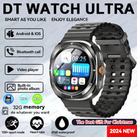 2025 New Watch 7 Ultra Smart Watch Men 32GB Memory 3D Video Display Sports SmartWatch GPS NFC Compass Blood oxygen Smartwatch