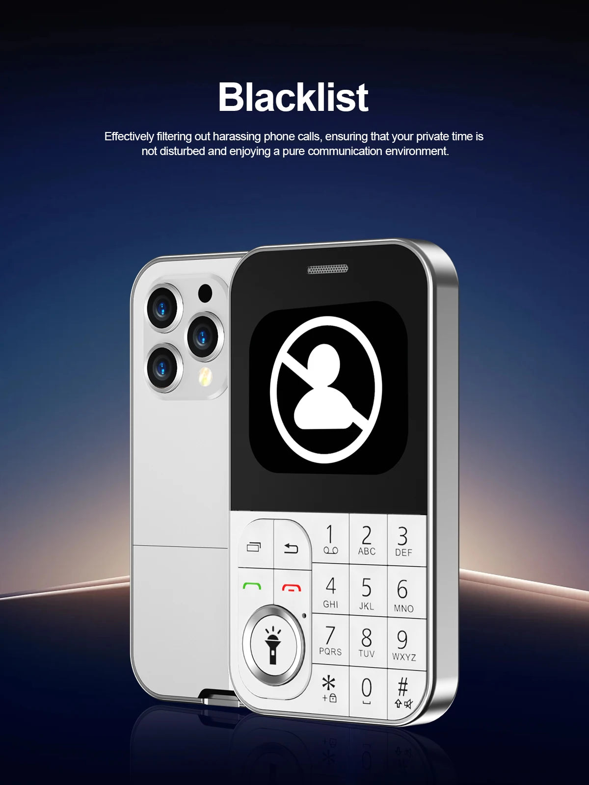 SERVO V9 Small Mobile Phone 2 SIM Cards Magic Voice Speed Dial MP4 Player Rear Camera Flashlight FM Radio 2G GSM Mini Cellphones